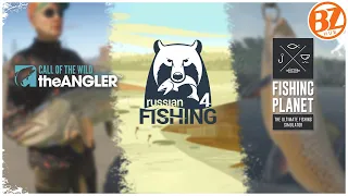 Call of the Wild: The Angler vs. Russian Fishing 4 vs. Fishing Planet! (Which should you play?)