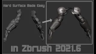 Hard Surface Armor made easy in Zbrush 2021 #Zbrush