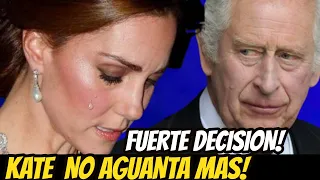 SUCEDIÓ LO INESPERADO! CONMOVIDA, KATE MIDDLETON YA NO AGUANTA al REY CARLOS HOY!