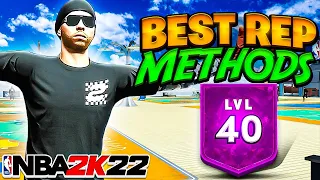 Fastest Way To Hit Level 40 In NBA 2k22!!