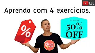 EXERCÍCIOS QUE MAIS CAEM EM PORCENTAGEM 😱