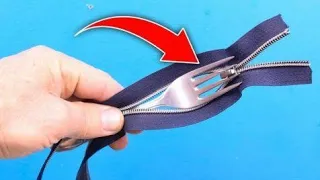 Tailors Doesn't Want You To Know This Method! Fix Broken Zipper in 2 Minutes