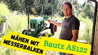 Mähen mit dem Bautz #Messerbalken | Restauration & Technik