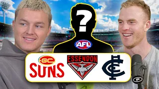 GUESS THE AFL PLAYER JOURNEY ft Jack Ginnivan and Tom Mitchell