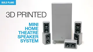 Building a 5.1 Surround Home Theater System 3D PRINTED - by SoundBlab