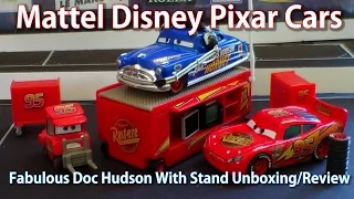 Mattel Disney Pixar Cars: Fabulous Doc Hudson with Stand and Determined McQueen Review