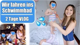 Wir gehen ins Schwimmbad 💦 Elisas Morgenroutine | Essen gehen mit 3 Kindern |  Mama VLOG Mamiseelen