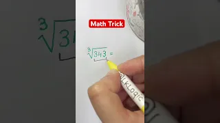 Cube Root Math Trick
