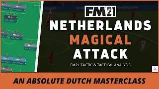 Netherlands MAGICAL Attack | Dutch ATTACKING Masterclass | Best FM21 Tactics