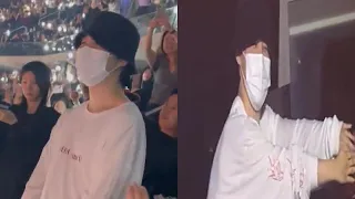 Jimin appeared cute at Suga's concert | #jimin #agustd tour