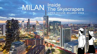 4K Milan 🇮🇹 : Inside The Skyscrapers