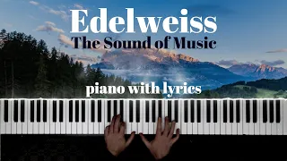 EDELWEISS (The Sound of Music) | Piano Cover with Lyrics (Christopher Plummer Tribute)