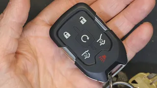 DIY Tutorial, How to Program Your New Remote Control Fob on a 2015 2016 GMC Yukon, Yukon XL Denali