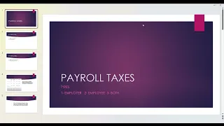 Payroll and US Payroll Taxes