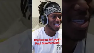 KSI Reacts to Logan Paul SummerSlam *CRAZY*