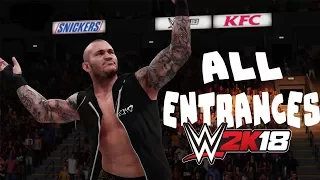 WWE2K18 ALL ENTRANCES