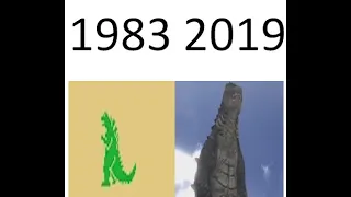 Evolution of Godzilla Games 1983-2019