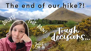 #JoGLE ep.14: My hardest week on the trail | Severe foot pain, a lot of tears & a difficult decision