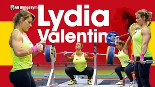 Lydia Valentin Training Hall at 2017 Europeans: Power Snatch, Power Clean, Back Squats