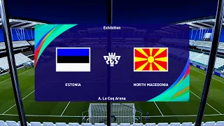 Estonia vs North Macedonia | A. Le Coq Arena | 2020-21 UEFA Nations League | PES 2021