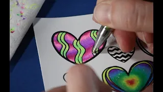 How to use gel pens for coloring: Another coloring tip for gel pens by Suzy LeeLo