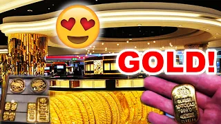 Buying Gold Coins in the Airport!! Dubai UAE Travel Vlog! #Travel #Gold #Dubai #Airport #Vlog