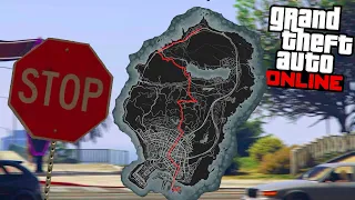 Can you drive across the map without breaking any laws in GTA Online