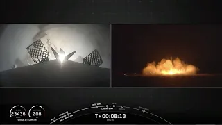 LZ1 Touchdown! SpaceX lands rocket for 50th time