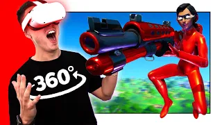 Watching Fortnite Montages in 360° VR (INSANE)