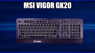 Игровая клавиатура MSI Vigor GK20