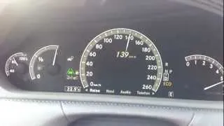 Mercedes CL 500 kickdown