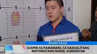 BT: Suspek sa pamamaril sa nakaalitang motoristang nurse, sumuko na