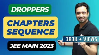 How To Study PCM Effectively On Our YouTube Channel |Chapter Sequence For Dropper Students |JEE 2023