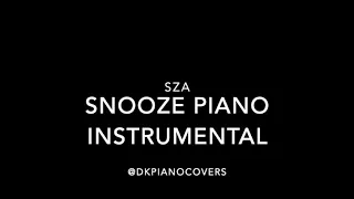 SZA Snooze Piano Instrumental