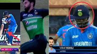 Virat Kohli wicket today || Virat Kohli out today vs pakistan || IND vs Pak Asia cup match