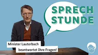 „Sprechstunde“ mit Prof. Karl Lauterbach: Folge 3