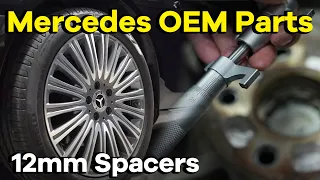 New Mercedes E Class OEM Parts | 12mm Wheel Spacers Install | BONOSS Wheel Spacers Factory