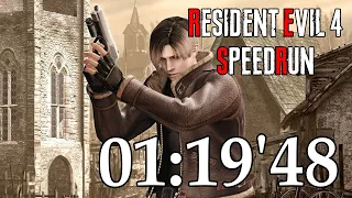 【Resident Evil 4】New Game Pro Speedrun - 01:25'41 (IGT) / 01:19'48 (LRT)