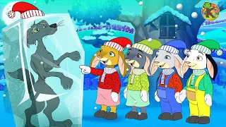 Wolf and Seven Little Goats New Year Adventure | KONDOSAN English Bedtime Stories for Kids