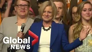 Alberta Election 2019: Notley says Alberta politics changed forever