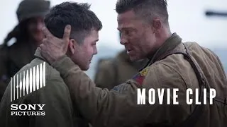 FURY Movie Clip: "I Cant Do It" - Brad Pitt & Logan Lerman
