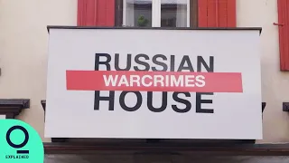 Russia Warcrimes House at Davos