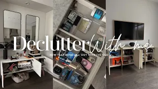 Declutter & clean with me! 2024 reset | deep cleaning + organizing | Allyiahsface vlog
