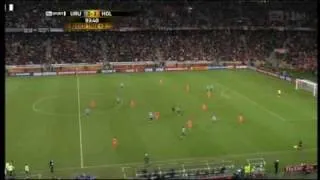 Van Bommel Gets a Yellow Card. Funny Commentator