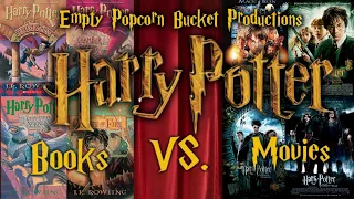 Harry Potter Years 1-4 (BOOK VS. MOVIE REVIEW)