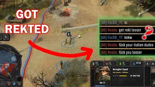 Trash talker can't walk the walk!? | Company of Heroes 3