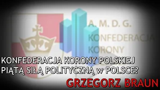 Konfederacja Korony Polskiej piątą siłą polityczną w Polsce? - Grzegorz Braun