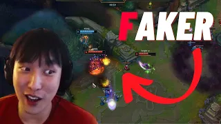 Doublelift Spectates FAKER Insane Performance