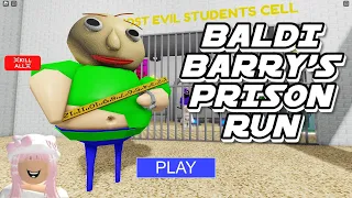 [NEW] BALDI BARRY'S PRISON RUN! (OBBY!) #roblox #scaryobby