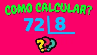 COMO CALCULAR 72 DIVIDIDO POR 8?| Dividir 72 por 8